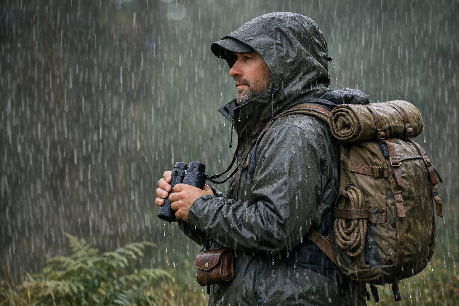 Tejidos para ropa de caza: qué significa impermeable, transpirable y cortaviento