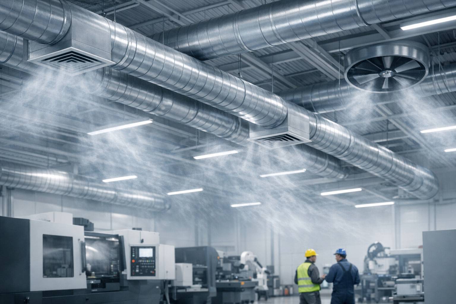 Tipos de ventilación industrial (extracción, impulsión y mixto): cuál elegir según tu actividad